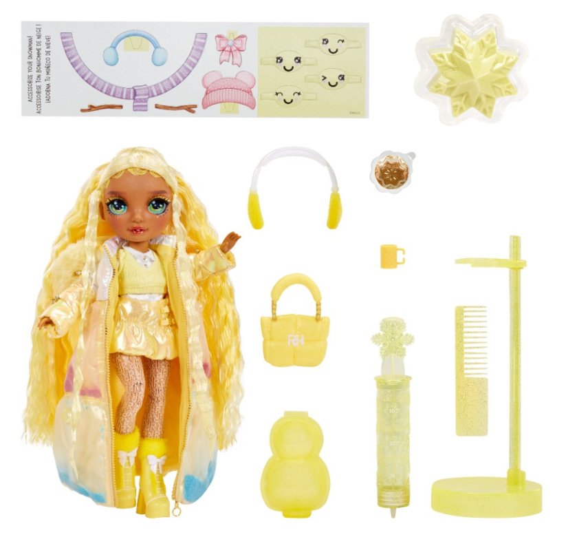 Rainbow High Zimná fashion bábika - Sunny (Yellow)
