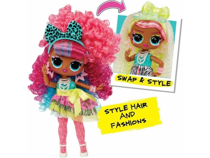 L.O.L. Surprise! Swap Tweens bábika a mini Tweens česacia hlava - Cora