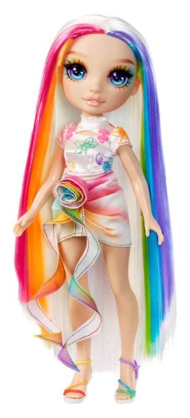 Rainbow High bábika s kriedami na vlasy - Amaya Raine
