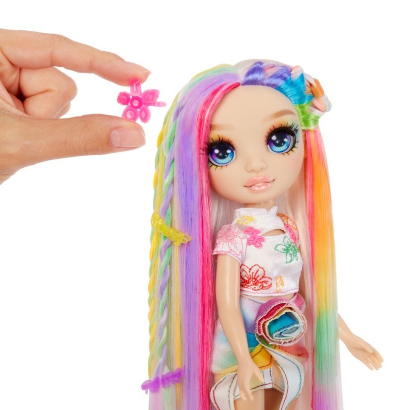 Rainbow High bábika s kriedami na vlasy - Amaya Raine