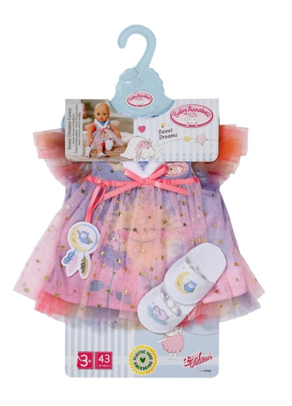 Baby Annabell Nočná košieľka Sladké sny, 43 cm