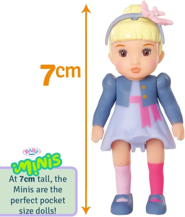 BABY born Minis Sada s narodeninovým stolom a bábikou