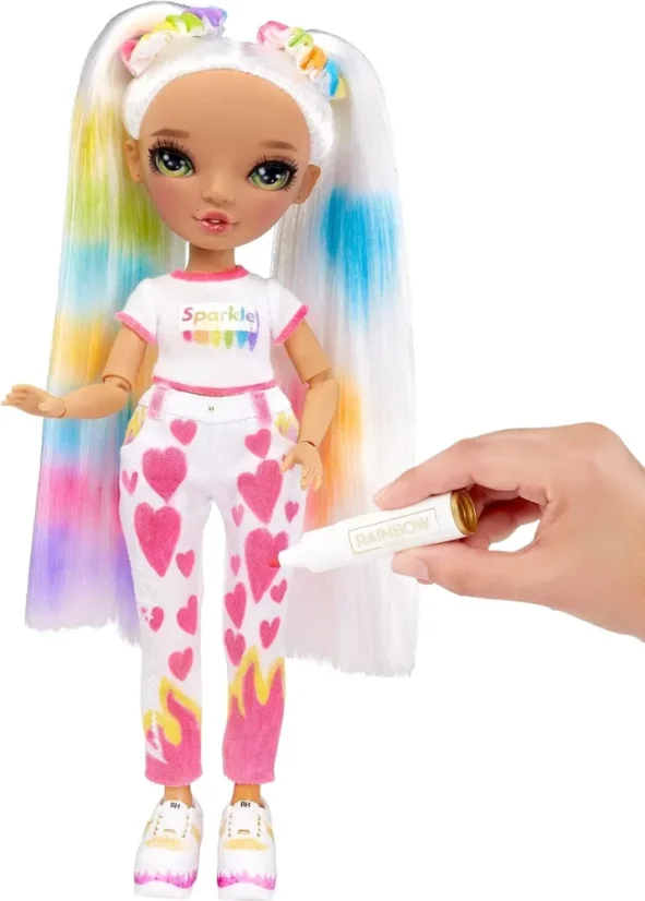 Rainbow High Fashion Doll Color & Create so zelenými očami
