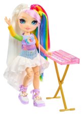 Rainbow High Junior Fashion bábika v rockovej kapele - Amaya