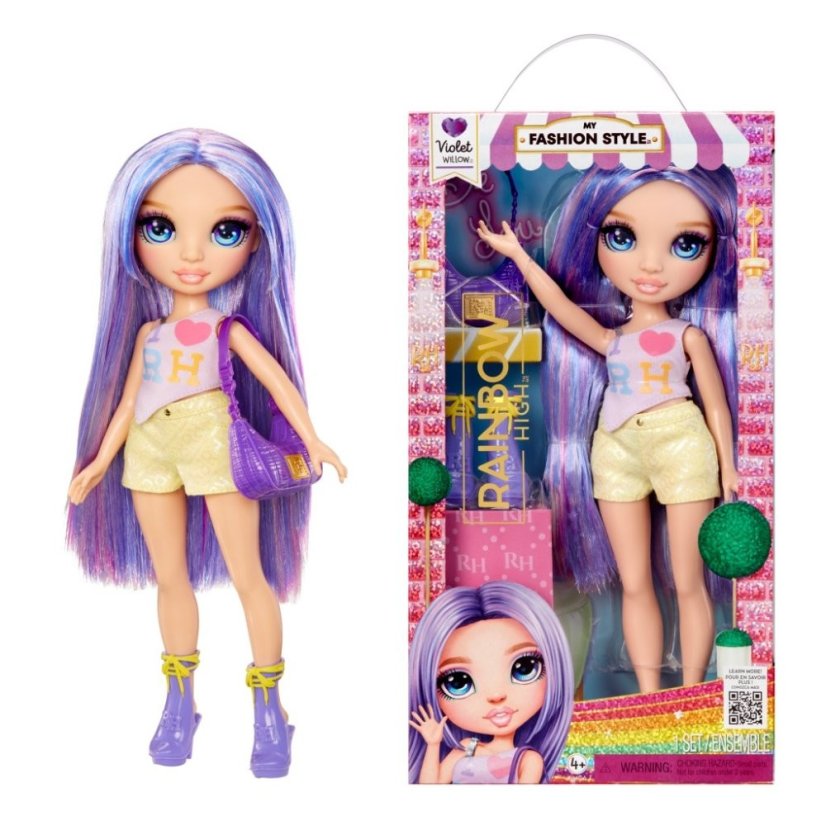 Rainbow High My Fashion Style bábika - Violet