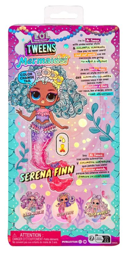 L.O.L. Surprise! Morské panny Tweens - Serena Finn