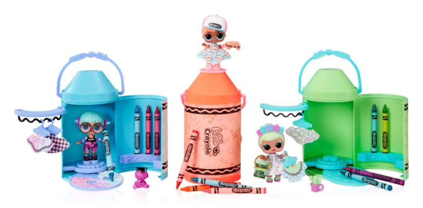 L.O.L. Surprise! Loves CRAYOLA Štúdio s bábikou