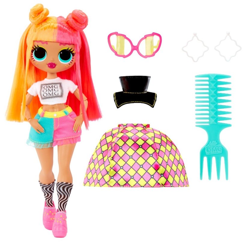 L.O.L. Surprise! OMG Veľká sestra, 2 outfity – Neonlicious