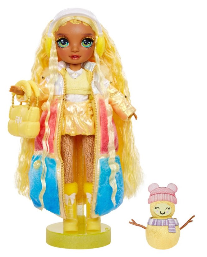 Rainbow High Zimná fashion bábika - Sunny (Yellow)