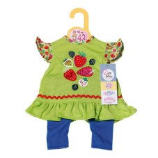 Dolly Moda Šatočky a legíny s jahôdkami, 43 cm