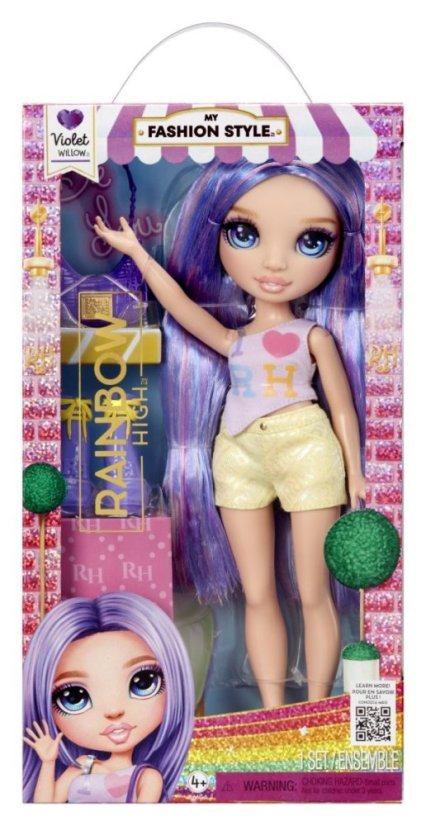 Rainbow High My Fashion Style bábika - Violet