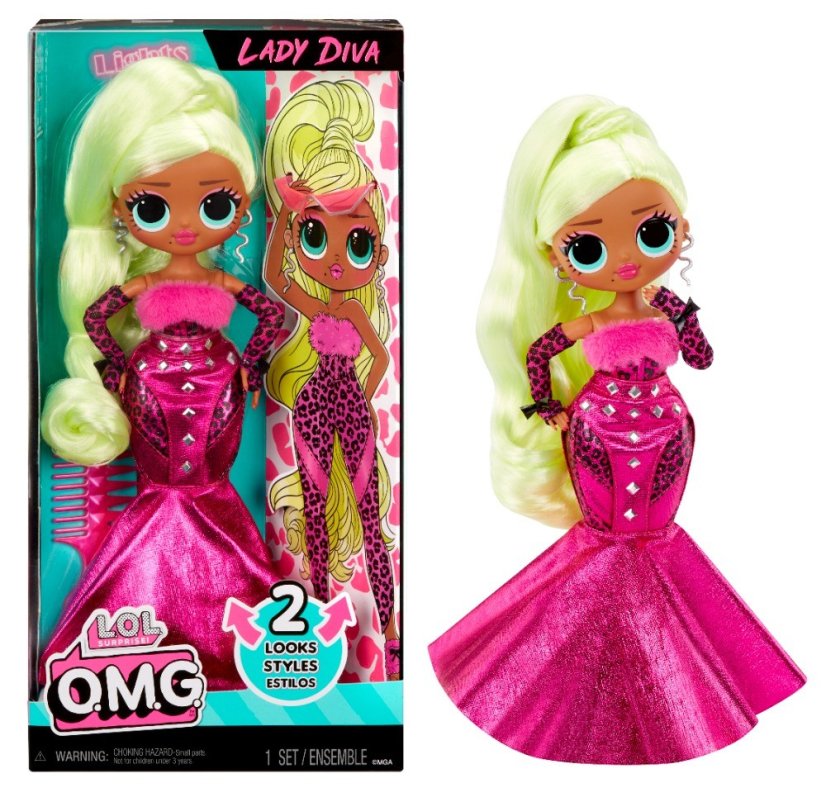 L.O.L. Surprise! OMG Veľká sestra, 2 outfity – Lady Diva