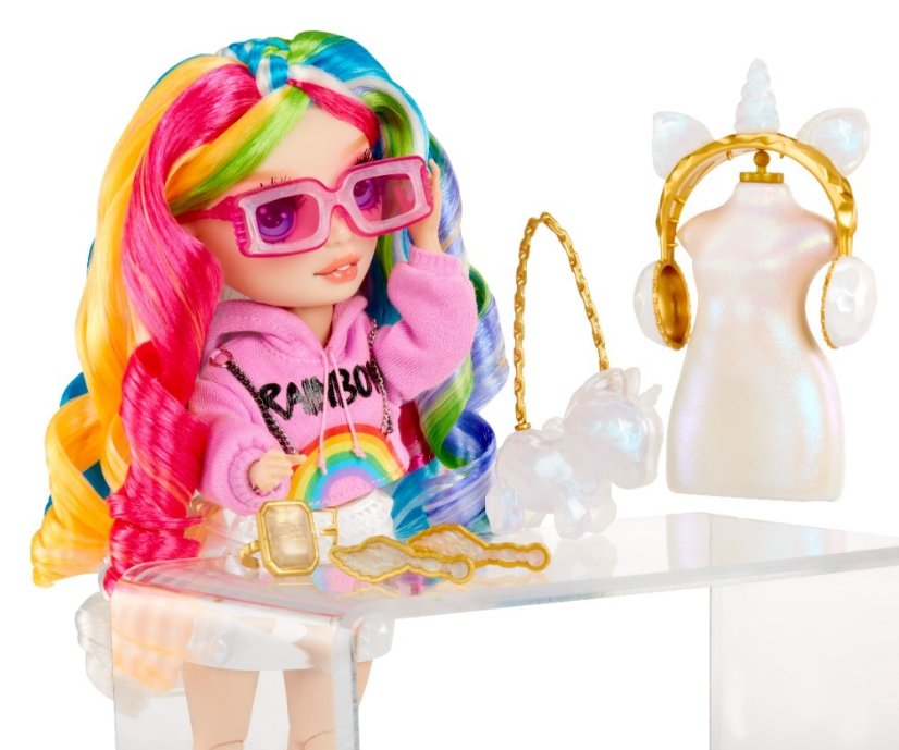 Rainbow High Creative Crystals bábika - Amaya Raine