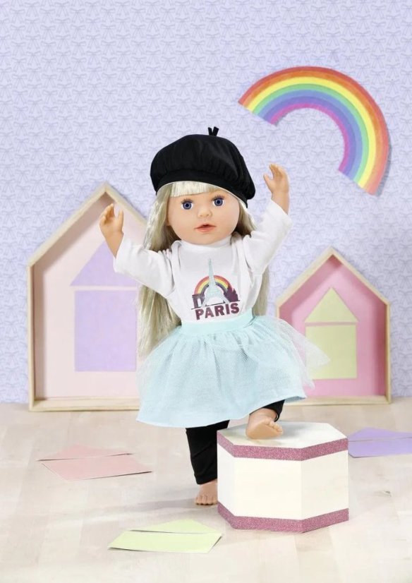 Dolly Moda Oblečenie Paríž, 43 cm