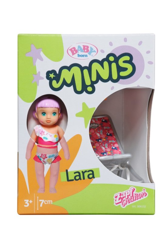 BABY born Minis Sada s lehátkom, slnečníkom a bábikou