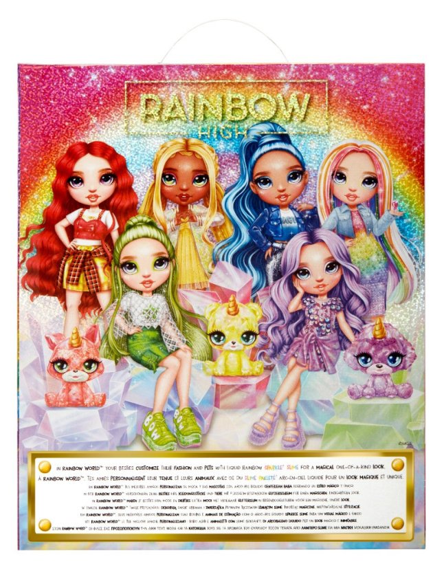 Rainbow High Fashion bábika so zvieratkom - Violet Willow