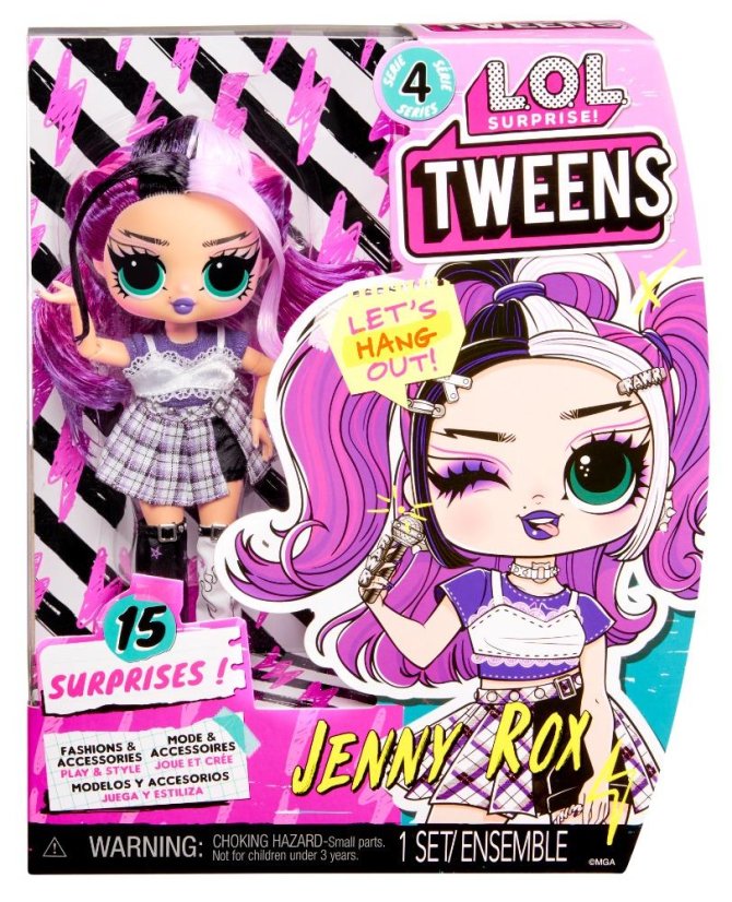 L.O.L. Surprise!  Tweens bábika Jenny Rox - séria 4