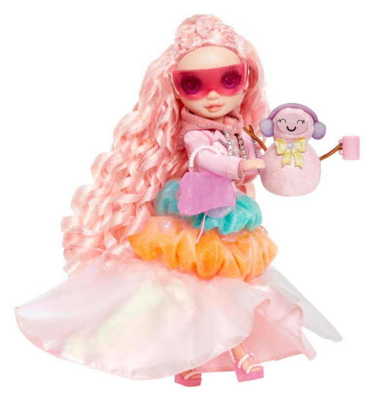 Rainbow High Zimná fashion bábika - Bella (Pink)