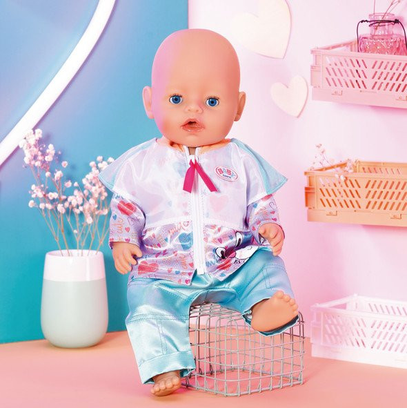 BABY born Oblečenie na voľný čas akvamarínové, 43 cm