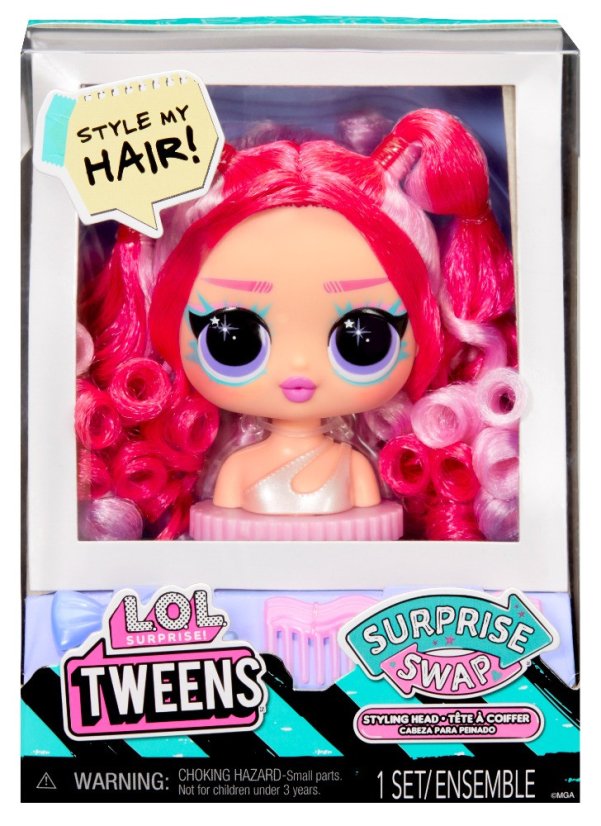 L.O.L. Surprise! Swap Mini Tweens česacia hlava