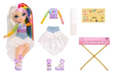 Rainbow High Junior Fashion bábika v rockovej kapele - Amaya