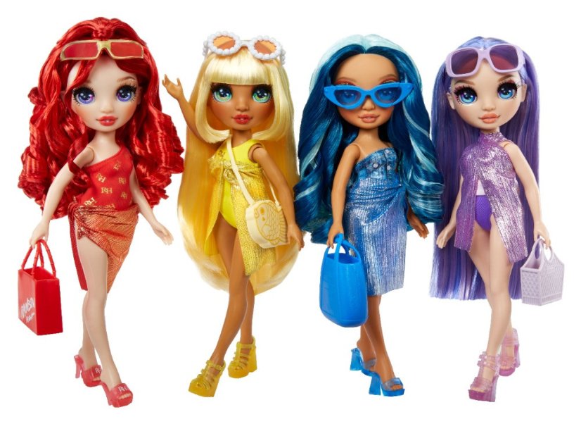 Rainbow High Swim Fashion bábika Sunny Madison v plavkách