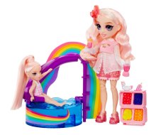 Rainbow High Sada s malou sestričkou – bazén