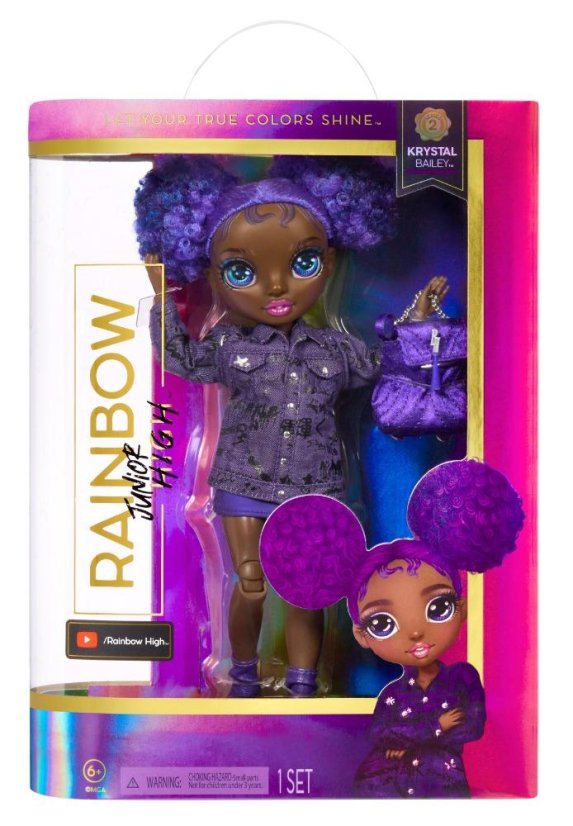 Rainbow High Junior Fashion bábika, séria 2 –  Krystal Bailey