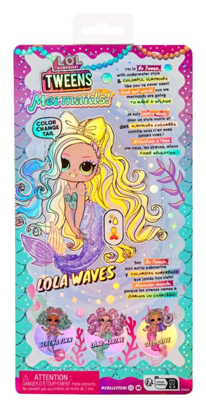 L.O.L. Surprise! Morské panny Tweens - Lola Waves