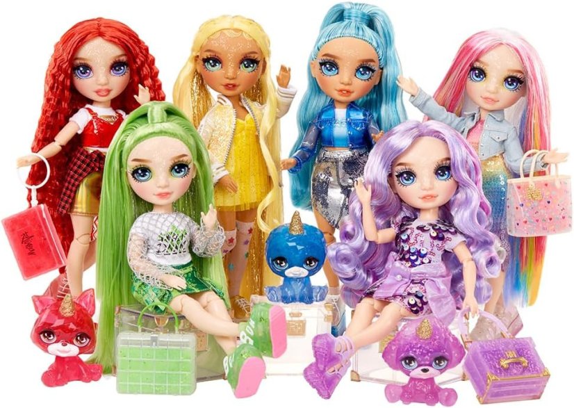 Rainbow High Fashion bábika so zvieratkom - Violet Willow