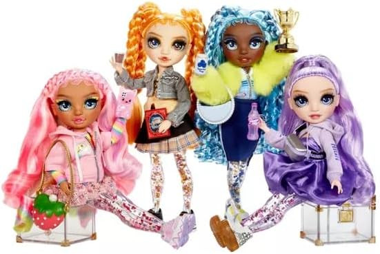 Rainbow high Sparkle & Shine Fashion bábika - Clementine (Orange)