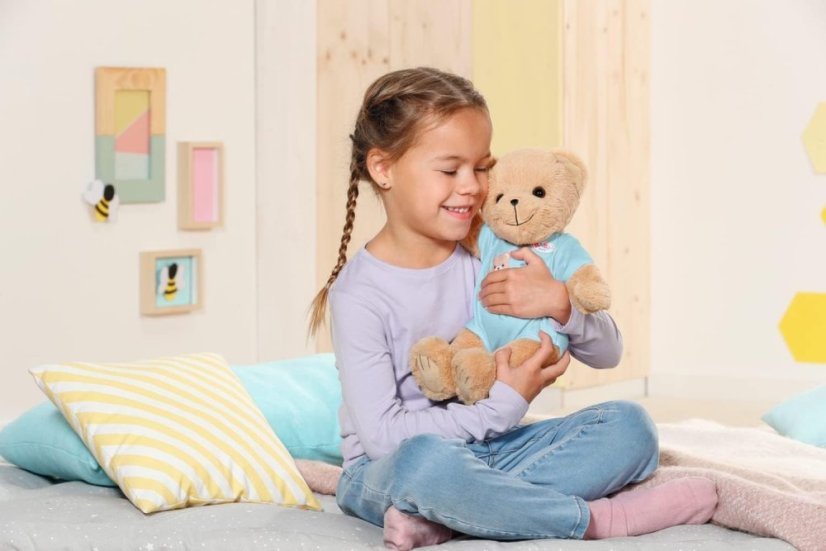 Baby born Medvedík - modré oblečenie