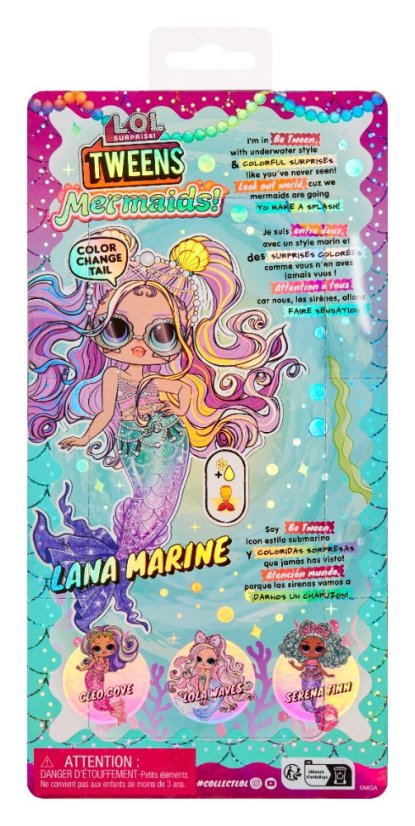 L.O.L. Surprise! Morské panny Tweens - Lana Marine