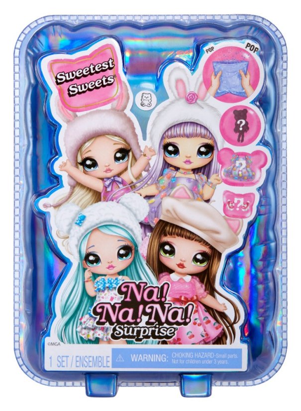 Na! Na! Na! Surprise Sweetest Sweets bábika - Brianna Bear