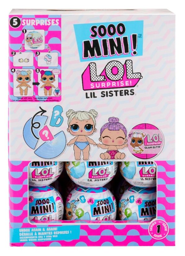 L.O.L. Surprise!  Sooo Mini! Sestrička s drdolčekmi
