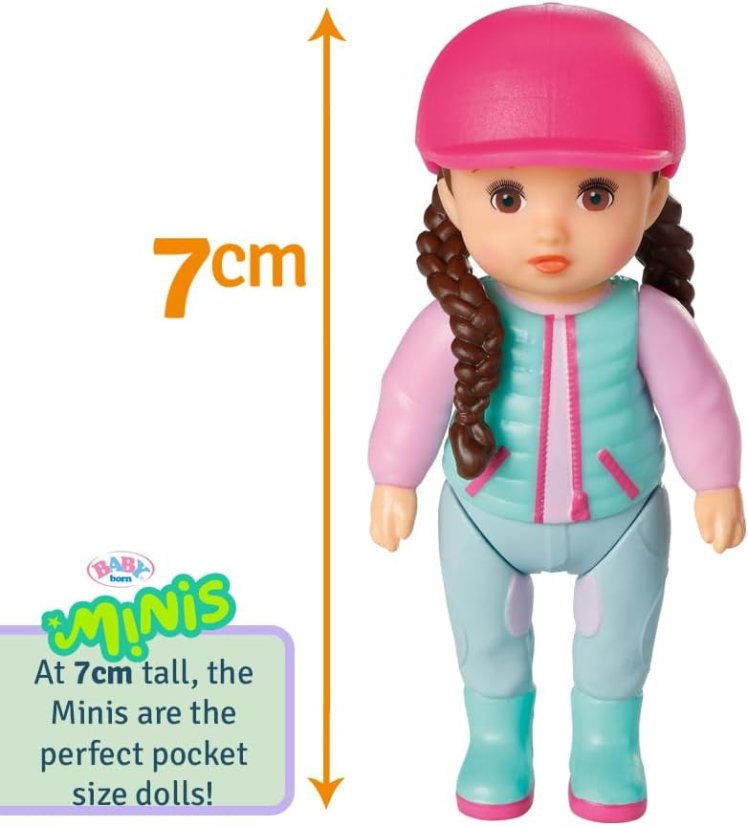 BABY born Minis Sada s koníkom a bábikou