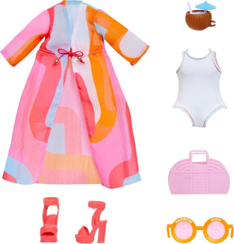 Rainbow High Fashion set bazénový outfit - oblečok