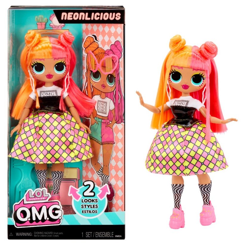 L.O.L. Surprise! OMG Veľká sestra, 2 outfity – Neonlicious