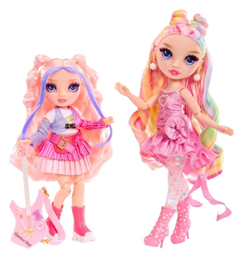 Rainbow High Junior Fashion bábika v rockovej kapele - Bella