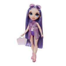 Rainbow High Swim Fashion bábika Violet v plavkách