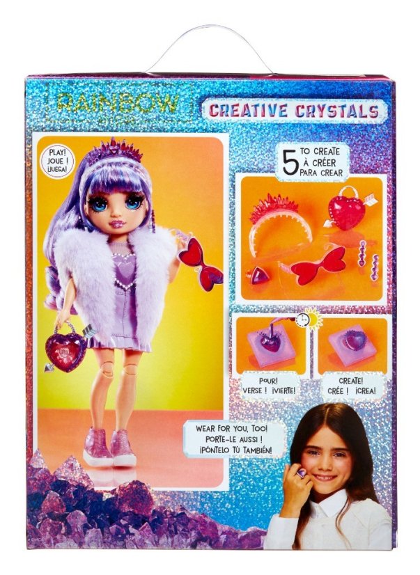 Rainbow High Creative Crystals bábika - Violet Willow
