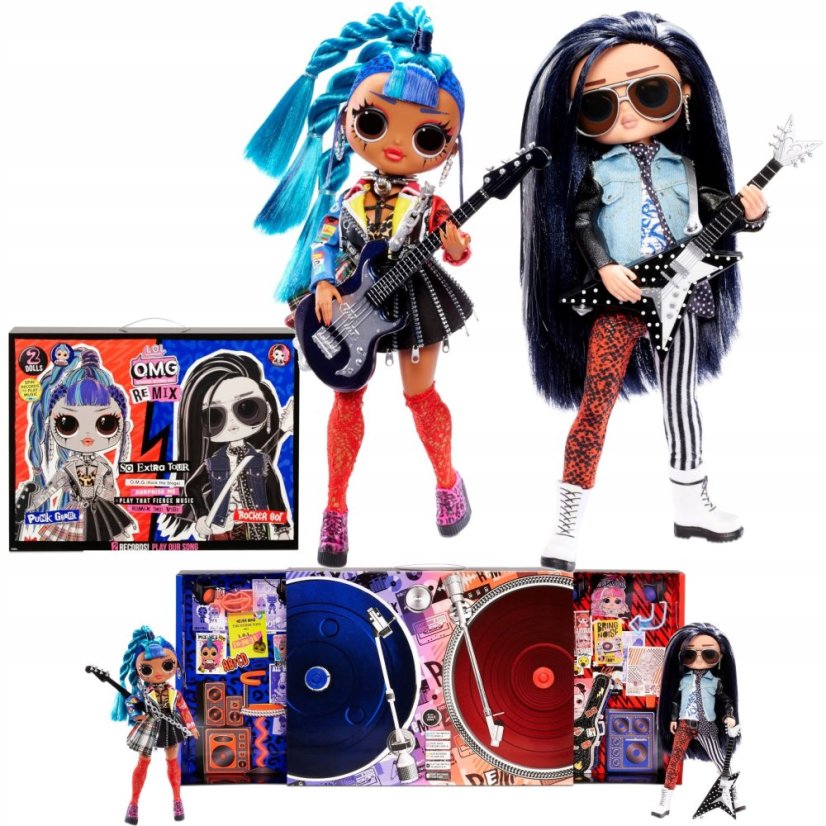 L.O.L. Surprise! OMG Remix Veľké sestry Punk Grrrl a Rocker Boi