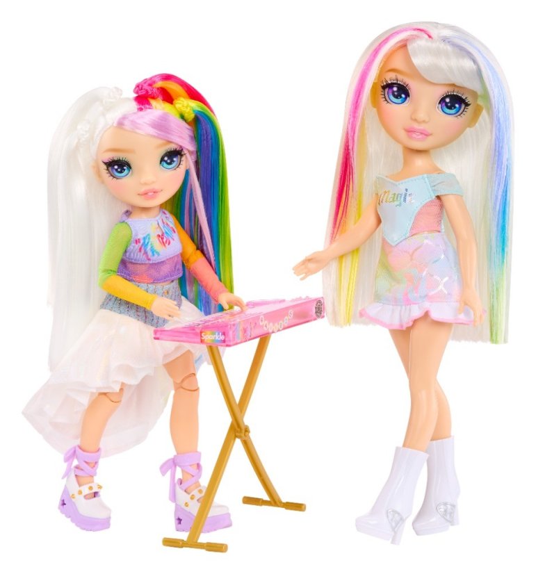 Rainbow High Junior Fashion bábika v rockovej kapele - Amaya