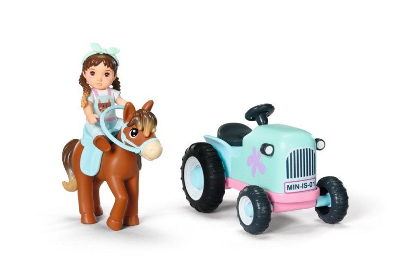 BABY born Minis Veľká sada s prívesom pre kone