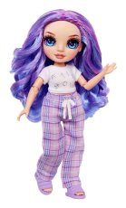 Rainbow High Junior Fashion bábika v pyžamku - Violet