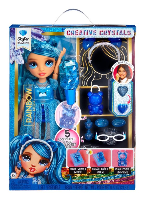 Rainbow High Creative Crystals Bábika - Skyler Bradshaw