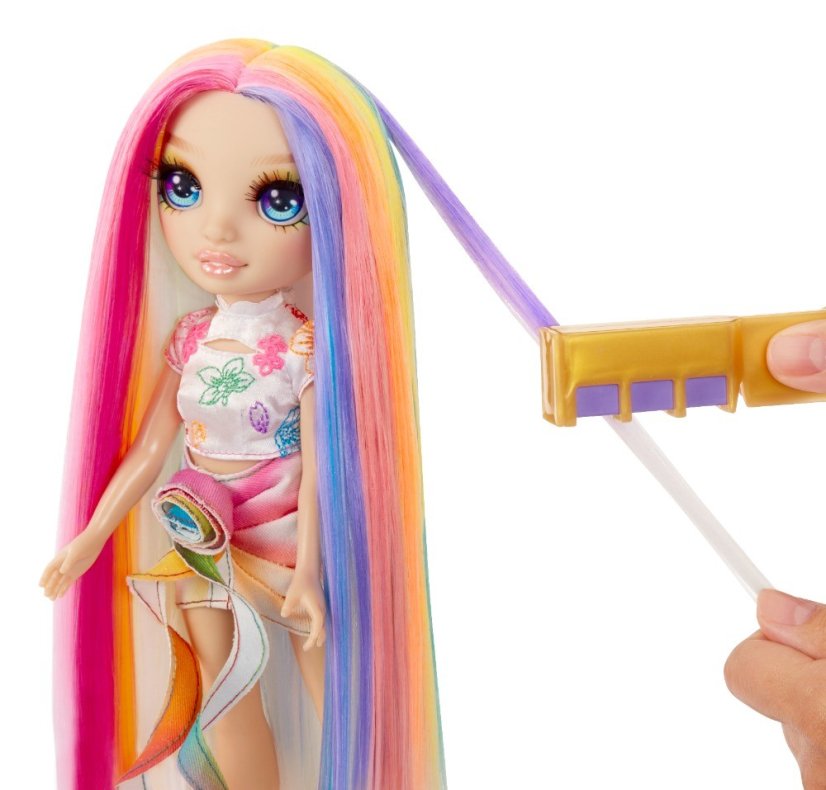 Rainbow High bábika s kriedami na vlasy - Amaya Raine